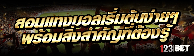 สอนแทงบอลเริ่มต้นง่ายๆ พร้อมสิ่งสำคัญที่ต้องรู้